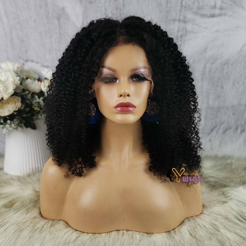 clear lace wig jerry curly 13x6 lace front wig