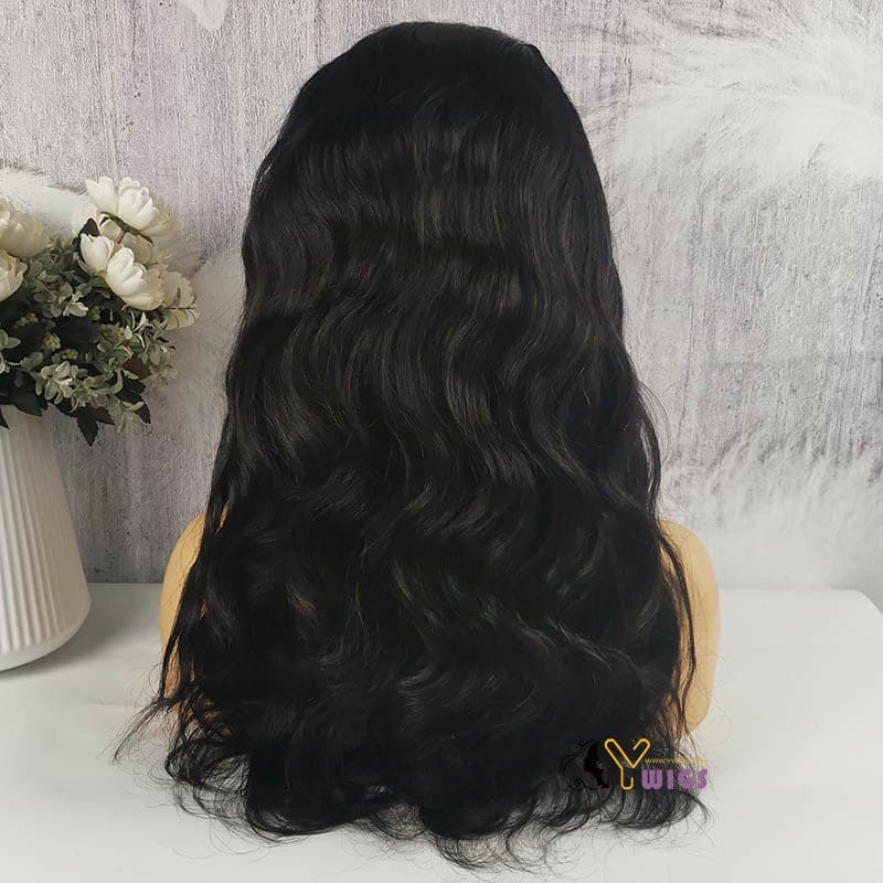 clear lace body wave 13x6 lace front wig 5