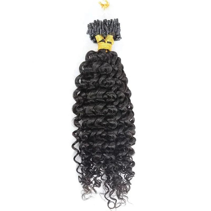 Natural Color Water Wave Micro Loop Hair Extension