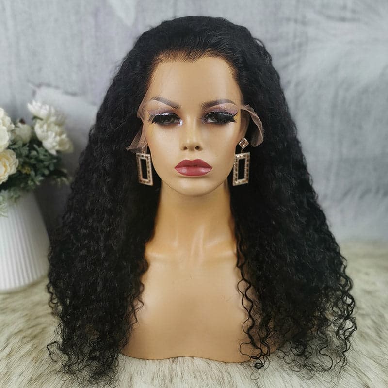 water wave clear lace 13x6 lace front wig 2