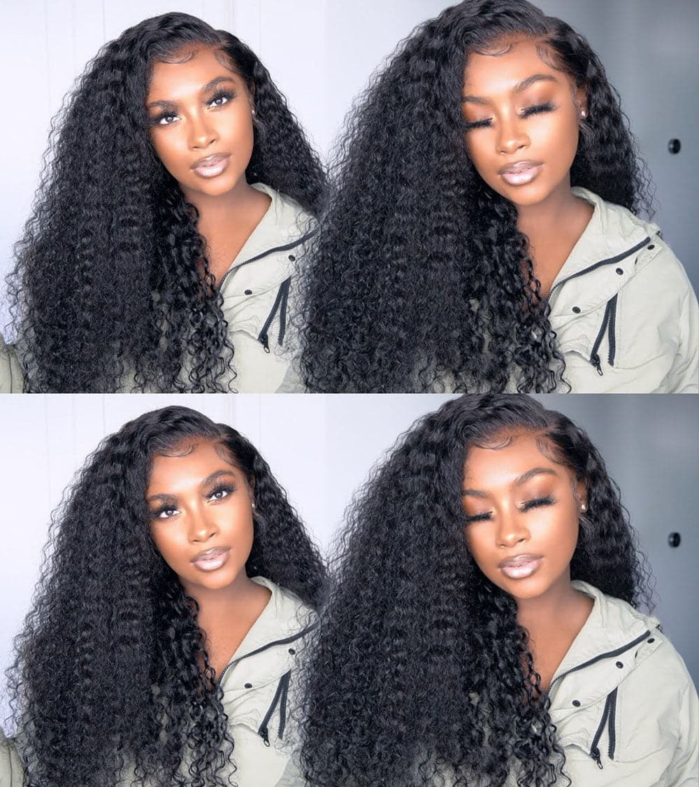 water wave clear lace 13x6 lace front wig