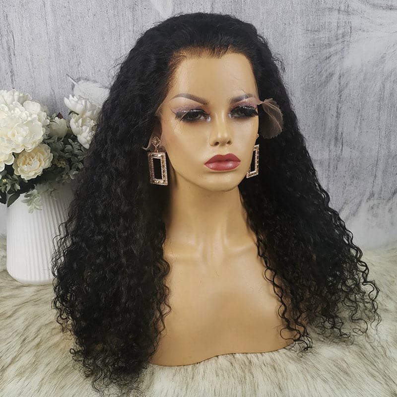 water wave clear lace 13x6 lace front wig 3