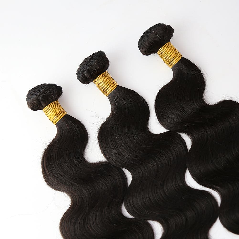 100% human hair bundles ?BEST QUALITY‼️ Amazon.com : 18A Human Hair Bundles 20 22 24 26 Inch Loose  main image 4