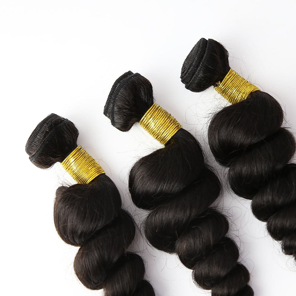 ywigs loose wave human hair bundles​